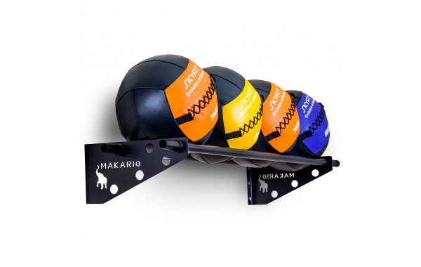 Держатель для медболов и wall ball Makario настенный, 300 см MA-MB3 600_380