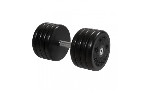 Гантель классик MB Barbell с вращающейся ручкой 46 кг MB-FdbEM-B46 600_380