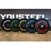 Диск каучуковый для штанги YouSteel тренировочный черный 5кг 75_75