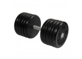 Гантель классик MB Barbell с вращающейся ручкой 51 кг MB-FdbEM-B51