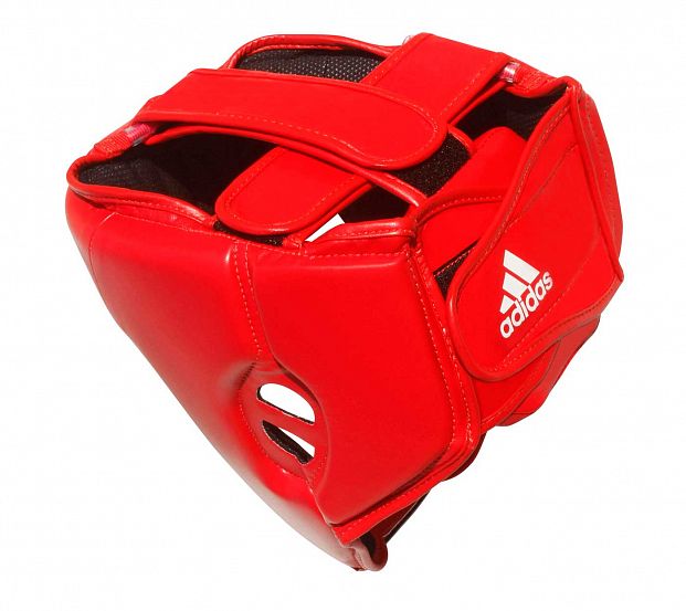 Шлем боксерский Adidas Hybrid 50 Head Guard adiH50HG красный 621_553