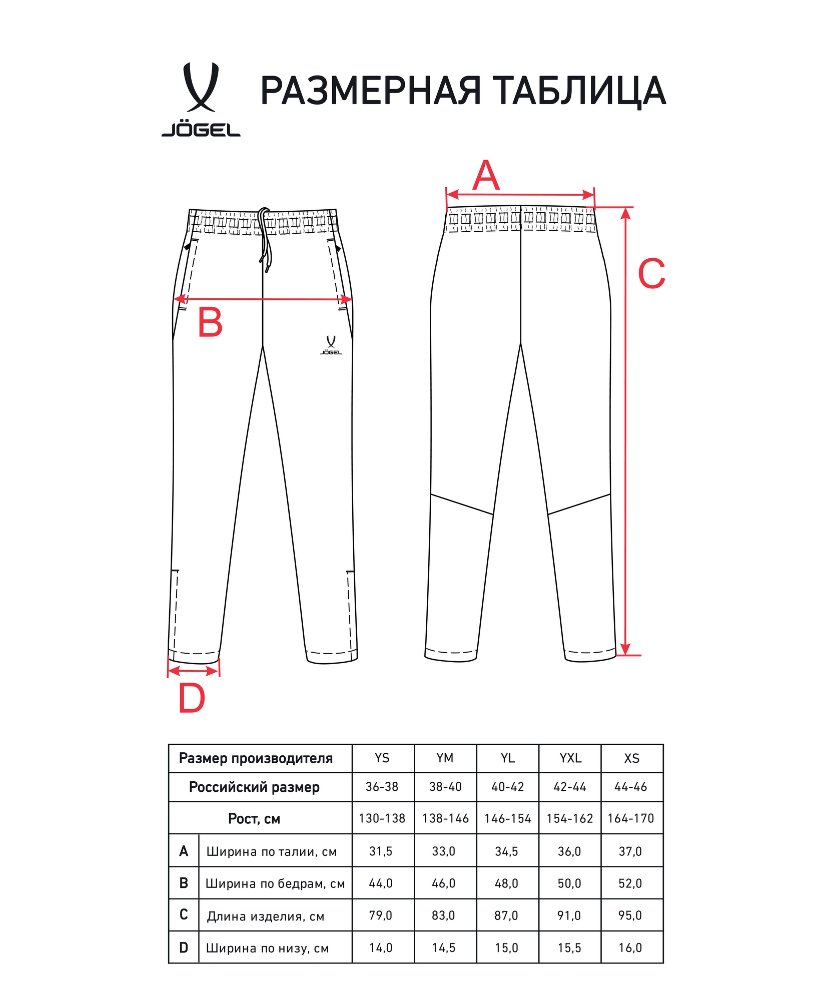 Брюки спортивные Jogel CAMP 2 Lined Pants, черный 1663_2000