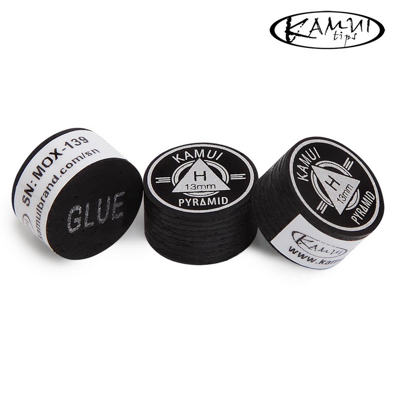 Наклейка для кия Kamui 09385 Pyramid Black ø13мм Medium 1шт. 800_800