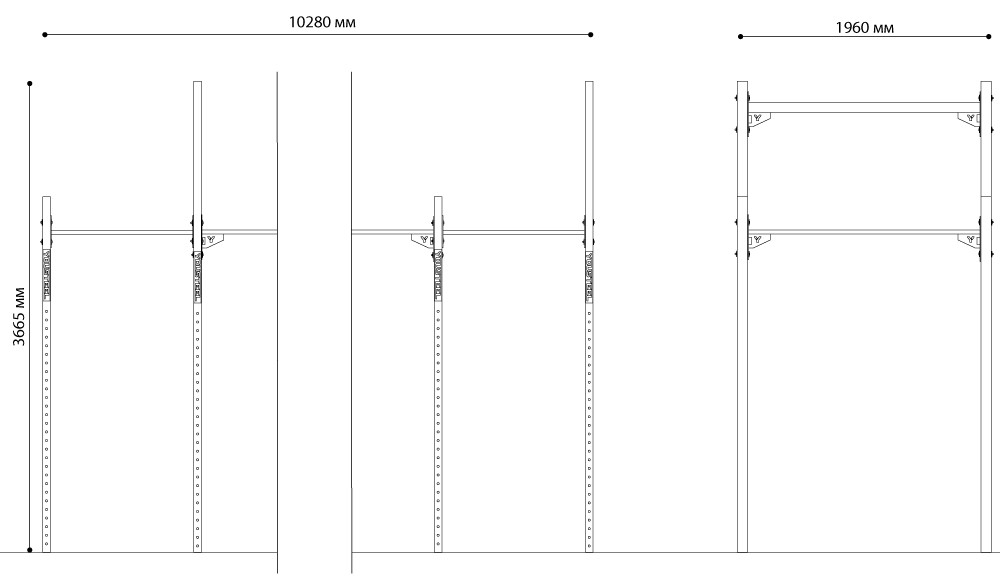 Функциональная рама YouSteel ФР-9800-1800-1 1000_577