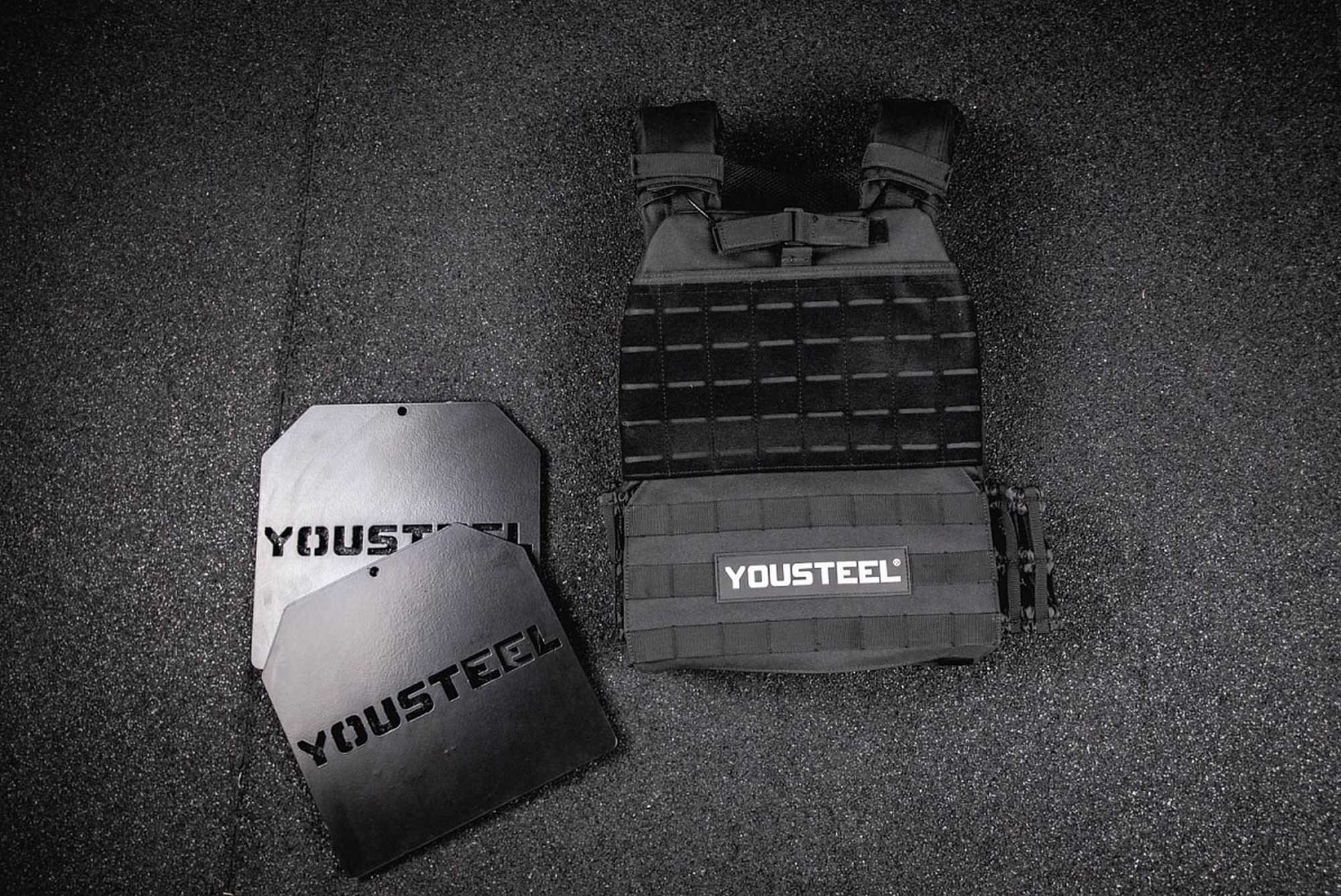 Жилет утяжелитель c плитами, 12 кг YouSteel 2000_1337