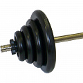 Штанга тренировочная 44 кг MB Barbell черный 120_120