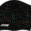 Шапочка для плавания Atemi long hair cap Point black TLH1PB принт 120_120